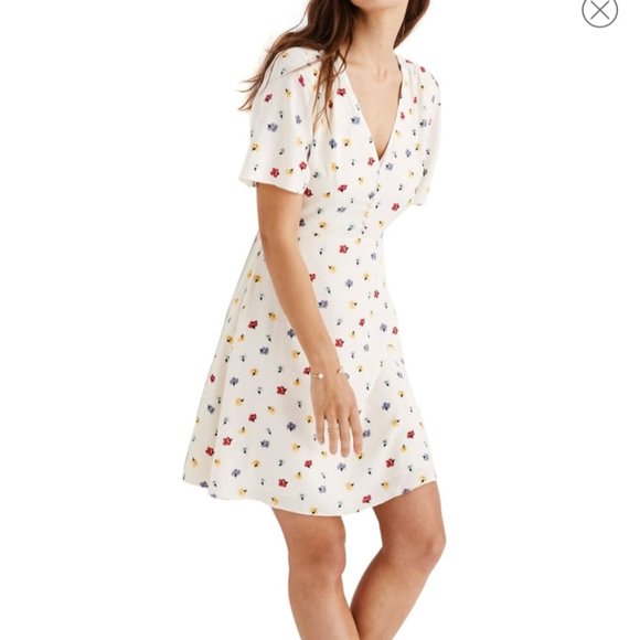 Madewell Dresses & Skirts - Madewell Orchard Confetti Flutter Sleeve Dress